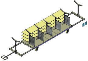 “Trim” storage trolley for Falcon