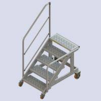 Mobile stepladders for helicopters access